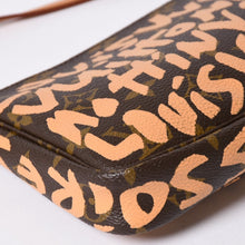 画像をギャラリービューアに読み込む, LOUIS VUITTON ルイヴィトン ポシェットアクセソワ―ル ポーチ M92193 モノグラム グラフィティ ブラウン PVC 美品 中古 4a002403