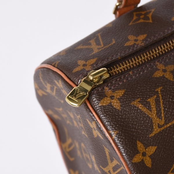 Very Good Condition LOUIS VUITTON Papillon 30 GM Handbag M51365 Monogram Gold Metal Fittings Old Model Cylindrical Good Condition Used 4a002326