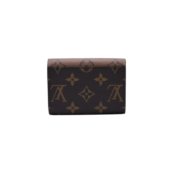 Very Good Condition LOUIS VUITTON Portomone Rosali Compact Wallet Monogram Canvas Gold Hardware Monogram Reverse Wallet M82333 Used 4a002332