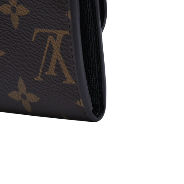 Very Good Condition LOUIS VUITTON Portomone Rosali Compact Wallet Monogram Canvas Gold Hardware Monogram Reverse Wallet M82333 Used 4a002332