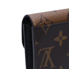 画像をギャラリービューアに読み込む, 極美品 LOUIS VUITTON ルイヴィトン ポルトモネロザリコンパクトウォレット モノグラムキャンバス ゴールド金具 モノグラムリバース 財布 M82333 中古 4a002332