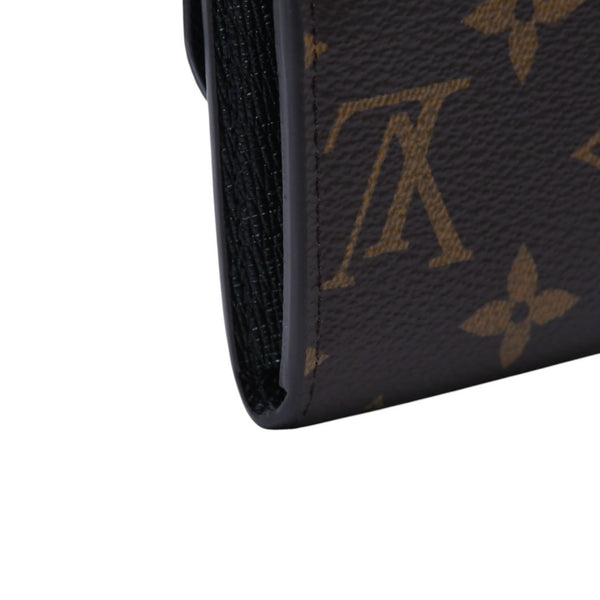 Very Good Condition LOUIS VUITTON Portomone Rosali Compact Wallet Monogram Canvas Gold Hardware Monogram Reverse Wallet M82333 Used 4a002332
