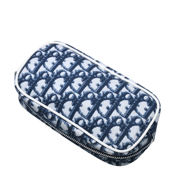 Very Good Condition Christian Dior Christian Dior Pouch Trotter NO.1 Second Bag MII0901 Trotter Navy Used 4a002328