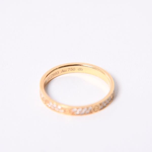 極美品 Cartier カルティエ ラブリング B4218000 750 ミニ 指輪 K18YG 750 サイズ51 中古 4a001392