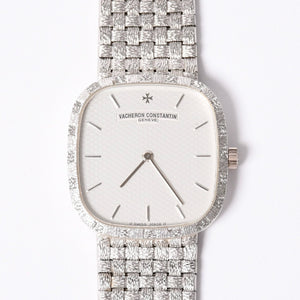 Very Good Condition VACHERON CONSTANTIN 700054 Men's Mesh Doll K18WG 79.8 Hand-wound Used 4a001805