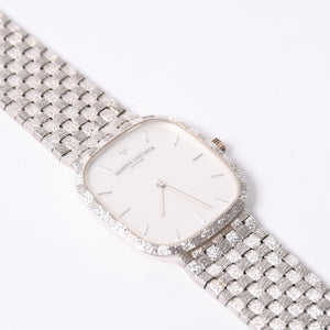 Very Good Condition VACHERON CONSTANTIN 700054 Men's Mesh Doll K18WG 79.8 Hand-wound Used 4a001805