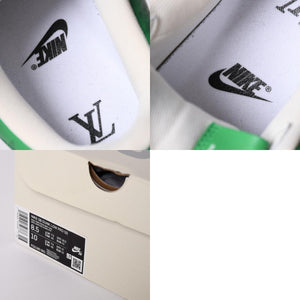極美品 LOUIS VUITTON × NIKE ルイヴィトン ナイキ ヴァージルアブロー Air Force 1 Mid エアフォース1スニーカー グリーン サイズ8 中古 4a002115