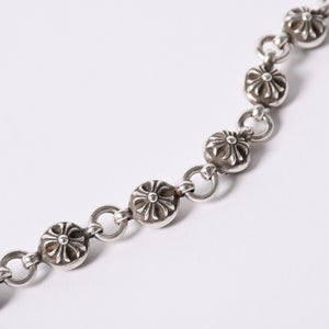CHROME HEARTS #2 CROSSBALL #2 Cross ball bracelet Weight approx. 67.97g 1991/.925 stamp 10LINK Good condition Used 4a001905