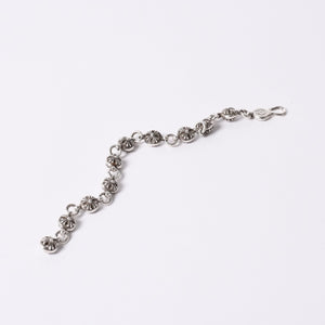 CHROME HEARTS #2 CROSSBALL #2 Cross ball bracelet Weight approx. 67.97g 1991/.925 stamp 10LINK Good condition Used 4a001905