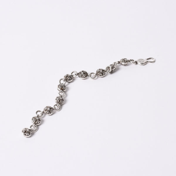 CHROME HEARTS #2 CROSSBALL #2 Cross ball bracelet Weight approx. 67.97g 1991/.925 stamp 10LINK Good condition Used 4a001905