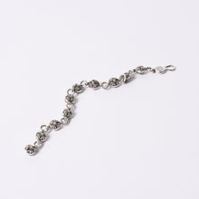画像をギャラリービューアに読み込む, CHROME HEARTS クロムハーツ #2 CROSSBALL #2 クロスボール ブレスレット 重量約67.97g 1991/.925刻印 10LINK 美品 中古 4a001905