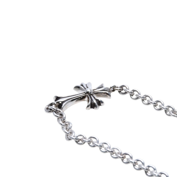 New and unused CHROME HEARTS Tiny CH Cross Chain Bracelet Tiny CH Cross Silver 925 Accessory Bracelet NE Chain 13.01g Used 4a002043