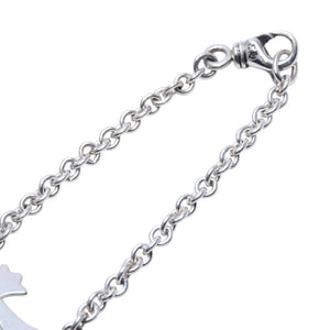 New and unused CHROME HEARTS Tiny CH Cross Chain Bracelet Tiny CH Cross Silver 925 Accessory Bracelet NE Chain 13.01g Used 4a002043