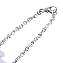 画像をギャラリービューアに読み込む, 新品未使用 CHROME HEARTS クロムハーツ タイニー CH クロス チェーン ブレスレット タイニーCHクロス シルバー925 アクセサリー ブレスレット NEチェーン 13.01g 中古 4a002043