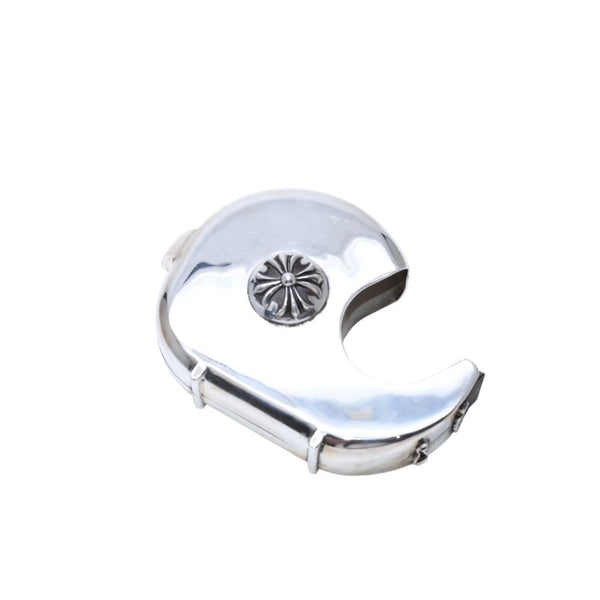 CHROME HEARTS TAPE DISPENSER CHROME HEARTS Sellotape Cutter Tape Dispenser Silver Good Condition Used 4a002110