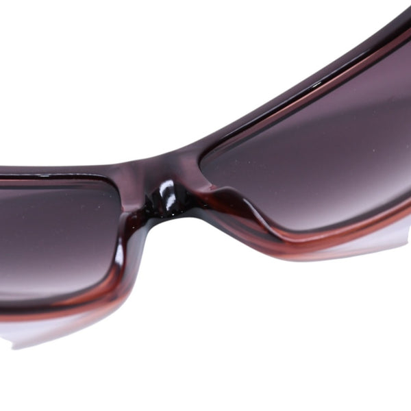 極美品 Christian Dior クリスチャンディオール Shaded 1グラデーションサングラス Dロゴ ブラウン ボルドー ゴールド金具 メガネ QJPS2 中古 4a002323