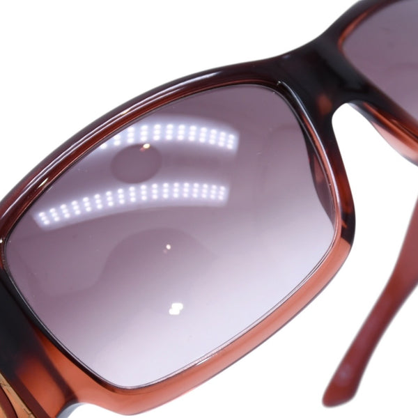 極美品 Christian Dior クリスチャンディオール Shaded 1グラデーションサングラス Dロゴ ブラウン ボルドー ゴールド金具 メガネ QJPS2 中古 4a002323