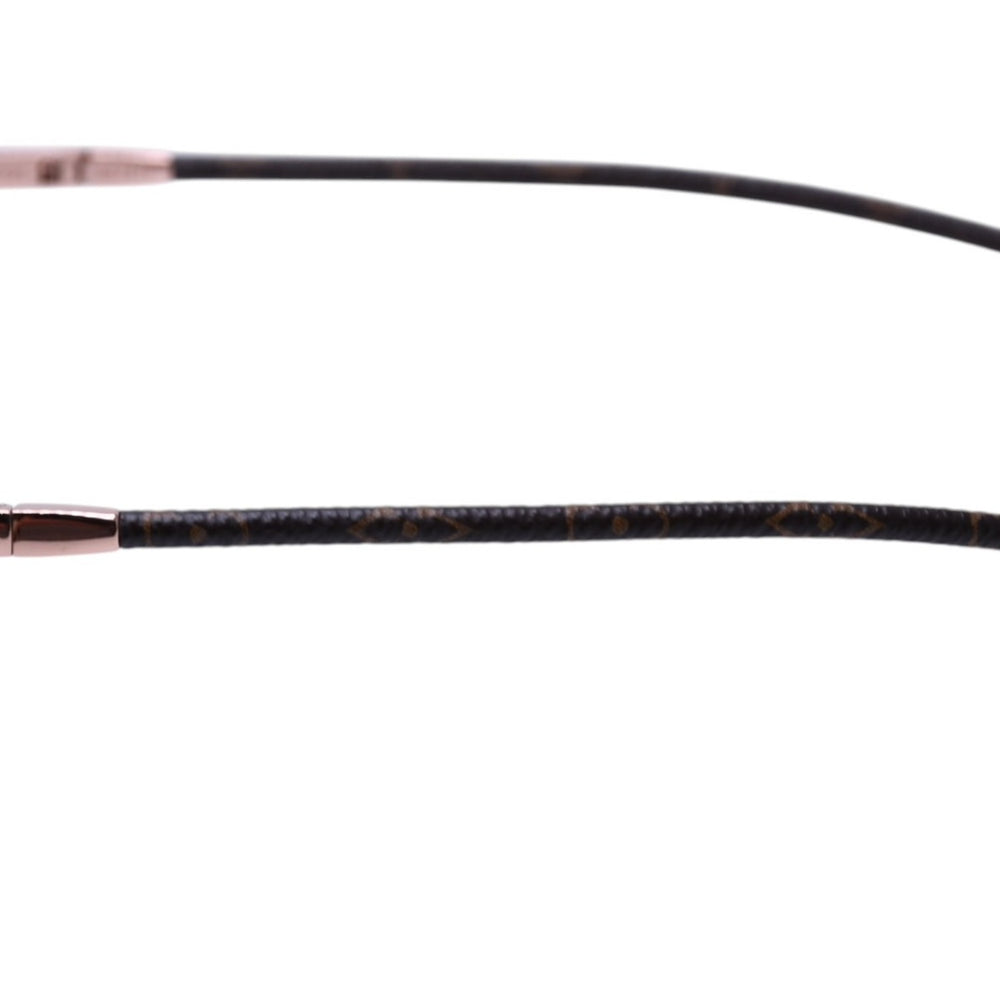 Very Good Condition LOUIS VUITTON Charlotte Sunglasses Monogram Canvas Glasses Pink Gold Frame Accessories Used 4a002340