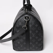 Load image into Gallery viewer, 新品同様 LOUIS VUITTON ルイヴィトン キーポル バンドリエール45 ボストンバッグ M40569 モノグラム エクリプス ブラック 中古 4a003443