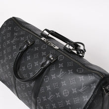 Load image into Gallery viewer, 新品同様 LOUIS VUITTON ルイヴィトン キーポル バンドリエール45 ボストンバッグ M40569 モノグラム エクリプス ブラック 中古 4a003443