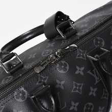 Load image into Gallery viewer, 新品同様 LOUIS VUITTON ルイヴィトン キーポル バンドリエール45 ボストンバッグ M40569 モノグラム エクリプス ブラック 中古 4a003443