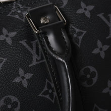 Load image into Gallery viewer, 新品同様 LOUIS VUITTON ルイヴィトン キーポル バンドリエール45 ボストンバッグ M40569 モノグラム エクリプス ブラック 中古 4a003443