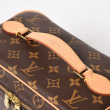画像をギャラリービューアに読み込む, 新品同様 LOUIS VUITTON ルイヴィトンニースBB バニティバッグ ハンドバッグ M42265 モノグラム PVC レザー ブラウン 中古 4a003278