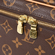 画像をギャラリービューアに読み込む, 新品同様 LOUIS VUITTON ルイヴィトンニースBB バニティバッグ ハンドバッグ M42265 モノグラム PVC レザー ブラウン 中古 4a003278
