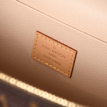 画像をギャラリービューアに読み込む, 新品同様 LOUIS VUITTON ルイヴィトンニースBB バニティバッグ ハンドバッグ M42265 モノグラム PVC レザー ブラウン 中古 4a003278