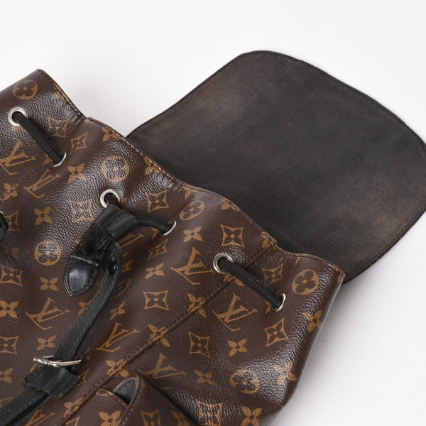 LOUIS VUITTON ルイヴィトン クリストファー MM リュック バックパック M43735 モノグラムマカサー PVC レザー 美品 中古 4a003281