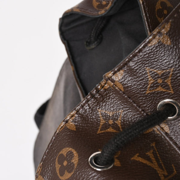 LOUIS VUITTON ルイヴィトン クリストファー MM リュック バックパック M43735 モノグラムマカサー PVC レザー 美品 中古 4a003281