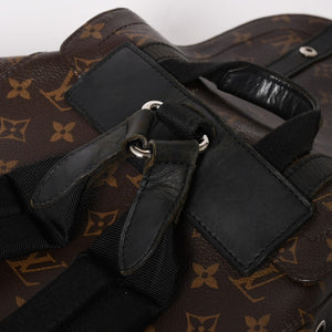 LOUIS VUITTON ルイヴィトン クリストファー MM リュック バックパック M43735 モノグラムマカサー PVC レザー 美品 中古 4a003281