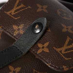 LOUIS VUITTON ルイヴィトン クリストファー MM リュック バックパック M43735 モノグラムマカサー PVC レザー 美品 中古 4a003281