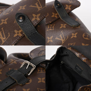 LOUIS VUITTON ルイヴィトン クリストファー MM リュック バックパック M43735 モノグラムマカサー PVC レザー 美品 中古 4a003281
