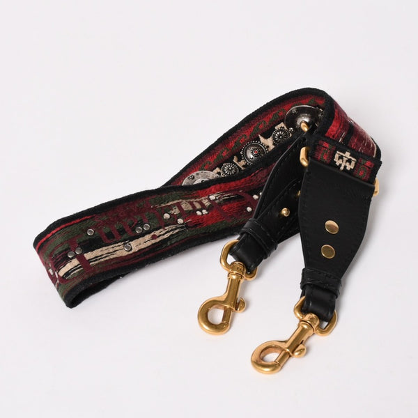 極美品 Christian Dior クリスチャンディオール ショルダーバッグ サドルバッグ トロッター コットンキャンバス オブリークジャガード ボルドー 中古 4a003325
