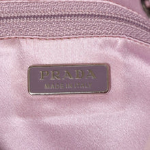 画像をギャラリービューアに読み込む, PRADA プラダ ワンショルダーバッグ スパンコール サテン レザー ピンク グラデーション ブラック金具 イタリア製 美品 中古 4a002916