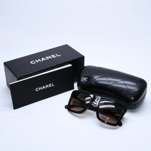 画像をギャラリービューアに読み込む, CHANEL シャネル サングラス アイウェア 71042A S1432 ココマーク ブラウン アセテート 美品 中古 4a003382