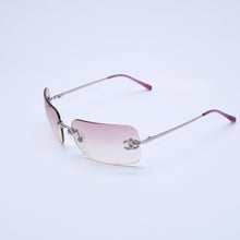 Load image into Gallery viewer, 極美品 CHANEL シャネル リムレス サングラス アイウェア 4017-D c.124/58 サイズ62□17 120 ココマーク ピンク グラデーション 中古 4a003370