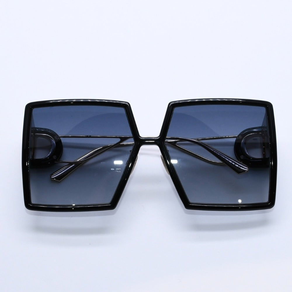 Christian Dior クリスチャンディオール 30Montaigne スクエアフレームサングラス 58□15 130 8072K サングラス アイウェア ゴールド金具 美品 中古 4a003386