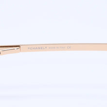 画像をギャラリービューアに読み込む, 極美品 CHANEL シャネル リムレス ラインストーンサングラス ゴールドフレーム アイウェア 4104-B 62□15 120 中古 4a003369