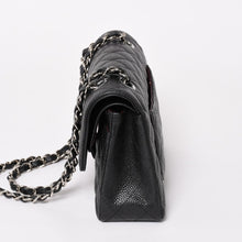 画像をギャラリービューアに読み込む, 極美品 CHANEL シャネル マトラッセ23 Wフラップ Wチェーンショルダーバッグ 29番台 キャビアスキン ココマーク シルバー金具 中古 4a003470