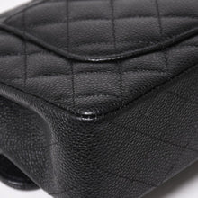 画像をギャラリービューアに読み込む, 極美品 CHANEL シャネル マトラッセ23 Wフラップ Wチェーンショルダーバッグ 29番台 キャビアスキン ココマーク シルバー金具 中古 4a003470