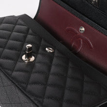 画像をギャラリービューアに読み込む, 極美品 CHANEL シャネル マトラッセ23 Wフラップ Wチェーンショルダーバッグ 29番台 キャビアスキン ココマーク シルバー金具 中古 4a003470