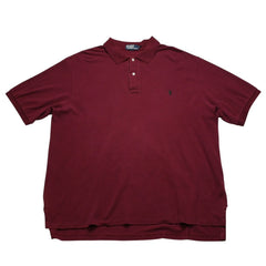 Polo Ralph Lauren Polo Ralph Lauren Polo Shirt Wine Red Green RN 41381 Good Condition Used 4a002346