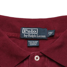 画像をギャラリービューアに読み込む, Polo Ralph Lauren ポロラルフローレン ポロシャツ ワインレッド グリーン RN 41381 美品 中古 4a002346