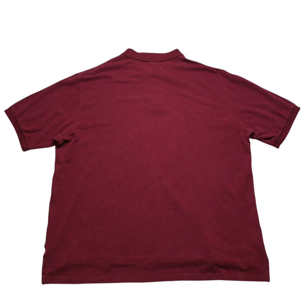 Polo Ralph Lauren Polo Ralph Lauren Polo Shirt Wine Red Green RN 41381 Good Condition Used 4a002346