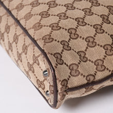 画像をギャラリービューアに読み込む, 極美品 GUCCI グッチ ワンショルダー ハンドバッグ 113015 GGキャンバス レザー ベージュ シルバー金具 中古 4a002081