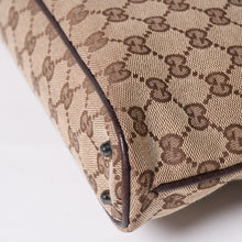 画像をギャラリービューアに読み込む, 極美品 GUCCI グッチ ワンショルダー ハンドバッグ 113015 GGキャンバス レザー ベージュ シルバー金具 中古 4a002081