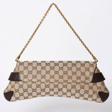 画像をギャラリービューアに読み込む, 極美品 GUCCI グッチ Horsebit ホースビット 2WAYバッグ 120134 GGキャンバス レザー ベージュ 中古 4a002108