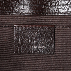 極美品 GUCCI グッチ Horsebit ホースビット 2WAYバッグ 120134 GGキャンバス レザー ベージュ 中古 4a002108